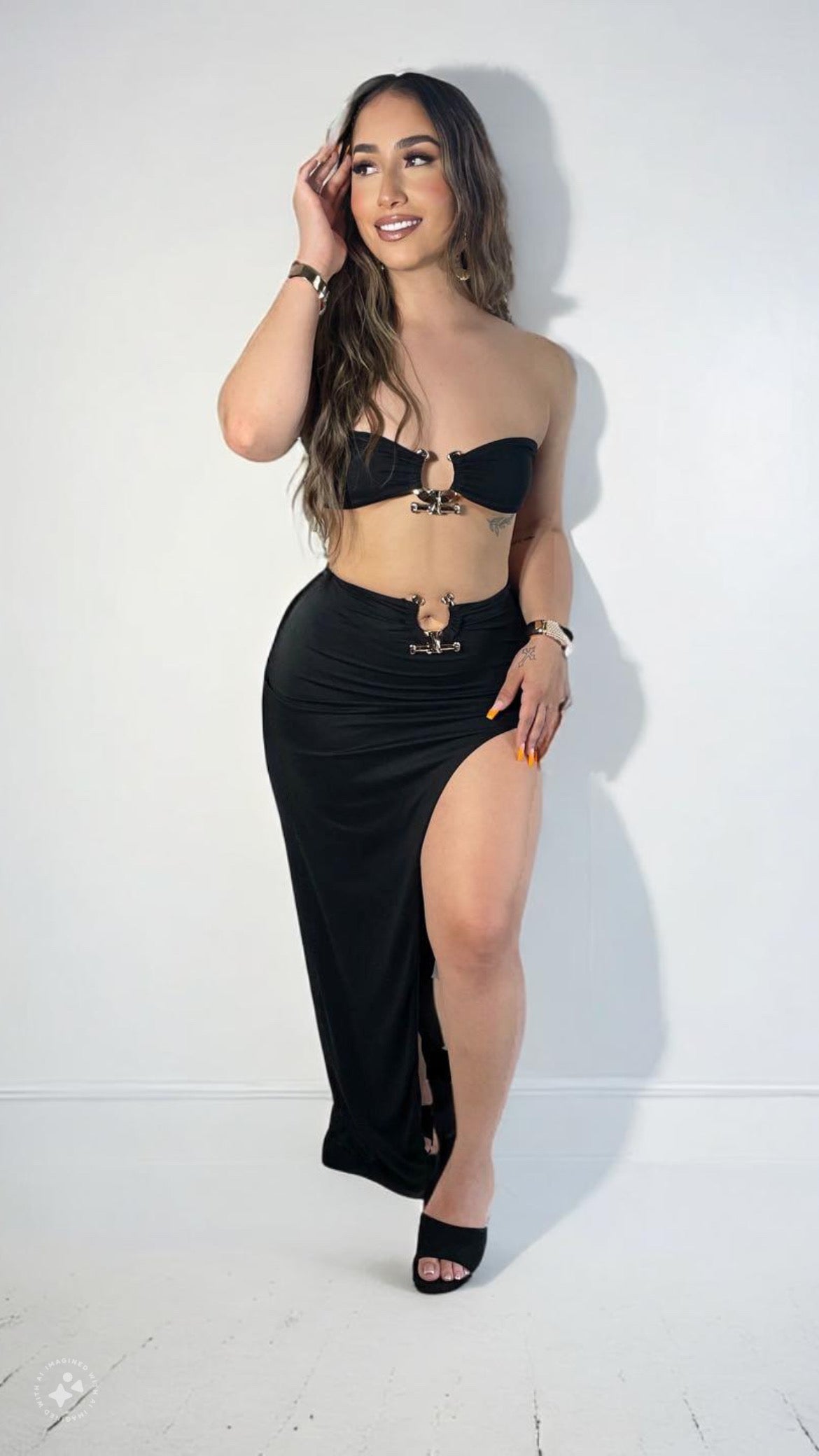 “Not Your Babe” Skirt Set